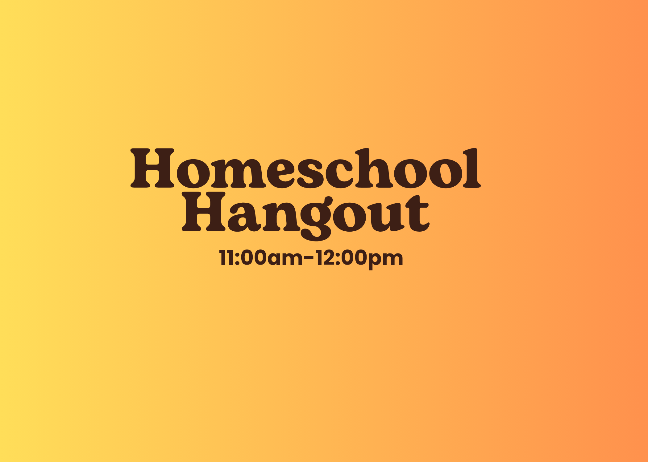 Homeschool Hangout
